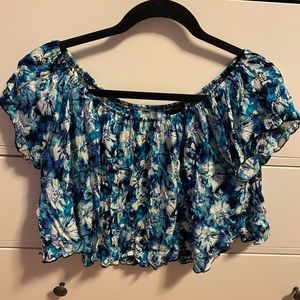 Forever 21 off the shoulder crop top